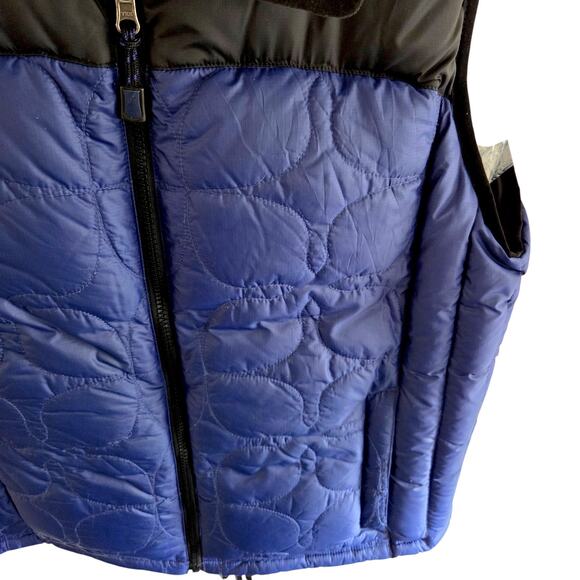 L.L. Bean Women’s Quilted Down Puffer Vest DL 603 – Black/Deep Navy – Size Large - Picture 3 of 7